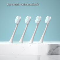 X3 Original Kids' Soft Electric Toothbrush Replacement Head - Fully Automatic, Universal Fit. white