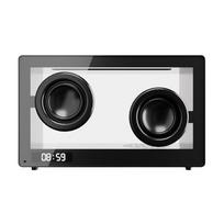 Wireless Transparent Speakers Support TF Card Portable Bluetooth-Compatible Speaker HIFI Soundbar LED Atmosphere Light juoda