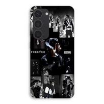 Phone Case - MANIACASE - Samsung Galaxy S23 - Silicone - Black - Michael Jackson Forever King juoda