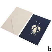 3D Handmade Pop Up LOVE Cards Wedding Couple Invitations Greeting Cards Red Greeting Card Couples Postcard