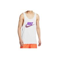 Nike Sportswear Spausdinta raidėmis Krepšinio marškinėliai vyrams Viršutiniai drabužiai Balti DD1345-100 L white