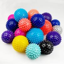 PVC Dygliuotas Jogos Masažo Kamuolys - Fitneso ir Atsipalaidavimo Priemonė 6.8CM Hard Ball violetinė