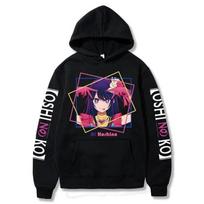 Oshi No Ko Anime Ai Hoshino Spausdinti Gobtuvai Harajuku Mergaitėms Megztinis Fancy Muzikinis Dovana Laisvas Patogus Džemperis S