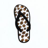 Leopard Print Clog Shoe Charms: Personality PVC Soft Rubber Garden Accessories
