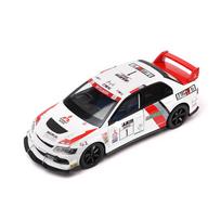 1/32 Mitsubishi EVO Dažyta Versija Automobilio Modelis Metalinis Lietas Garsas ir Šviesa Traukiamas Diržas Pagrindas Kolekcija Berniuko Dovana balta