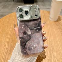 Premium Ombre Gradient Phone Case with Lens Stand for iPhone 15 Pro Max & 14 for Women. 14 Pro Max