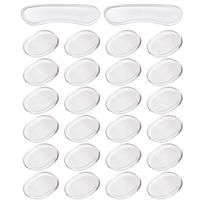 26 Pcs Silicone Drum Damper Gel Pads Clear Oval and Long Drum Silencers Sound Dampening Pads for Drums Tone Control