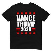 Vance Trump Presidential Election 2028 Political T-Shirt XL