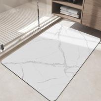 Super bathroom absorbent floor mat, entry-level bathroom door non-slip mat, dirt-resistant diatom mud absorbent mat, large size 40x60cm15.7x23.6in