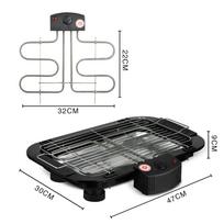 2000W Buitinis Elektrinis Barbekiu Grilis Lauko Kepsninė Mašina Maža Nešiojama Elektrinė Kepimo Plokštė