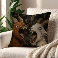 Bohemian Style Scream Sheep cushion cover Home Office Coffee Pillow Sofa Printing Decoration Room Shop Car Nordic Simplicity Hit 12x12Inch