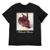 Albrecht Durer - Field Hare T-Shirt valentines boutique clothes animal prinfor boys summer shirt mens t shirts S juoda