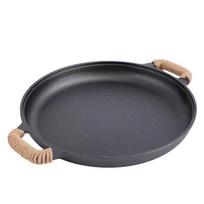 OJW Wrought Iron Non-stick Pancake Griddle Pan 30cm