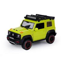 1/18 SUZUKI Jimny Alloy Car Model Diecasts Metal Off-Road Vehicles Car Model Simulation Sound and Light Collection Kids Toy Gift geltona