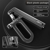 10-120kg Adjustable Size Electronic Hand Grips Strengthening Forearm Strength Exercise Strengther Muscle Gym Fitness Training Grips gray