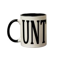 Funny Rude Mug Ceramic Coffee Mug Water Cup 350ml One Size juoda
