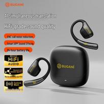 BUGANI Fit B18 Open-Ear Bluetooth AI Translation Headphones