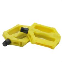 1 Pair Plastic Bicycle Pedals Standard Bike Foot Plat Colorful Mountain Bike Pedals  Universal violetinė