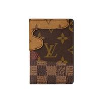LOUIS VUITTON x Nigo collaborative Monogram Landscape wallet men 2.9x0.4x4.3 in Gift Set(Basic Set+Box+Shopping Bag) ruda