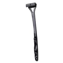 Foldable   Handle Back Hair Removal Trimmer Manual 3 Layers Cutter Back Hair Trimmer 44cm Total Length gray