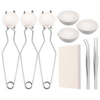 Crucible Set High Purity Torch Melting Casting Kit Jewelry Ingot Mould Mold Making for Gold Silver Casting Metal Tool For Jewelr