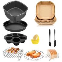 Kvadratinių oro gruzdintuvų priedai, skirti „Instant Vortex Plus“, „COSORI 6.4L“, „Tefal XXL 6.2L“, „Breville“ ir „Most 5.7L“ oro gruzdintuvėms CHINA