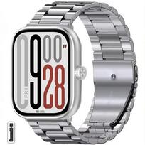 Metal Strap for Redmi Watch 5/Mi Band 8 Pro Adjustable Stainless steel Bracelet for Xiaomi Mi Band 9 Pro/Redmi Watch 4 Wristband For Redmi Watch 5 sidabras