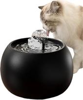 1L/1.5L Ceramic Cat Water Fountain Automatic Pet Water Dispenser Bowl with silent pump 1 filter distributeur automatique chat 1.0L juoda