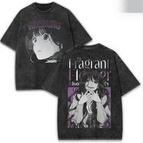 The Fragrant Flower Blooms with Dignity Washed T Shirt New Model Anime Lover T-shirt Oversized Year Round Clothing S