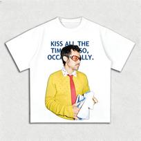 Harry Styles 2026 album Kiss All the Time Disco Occasionally Unisex pure cotton shirt summer ONeck Short Sleeve Tshirt fan gift M