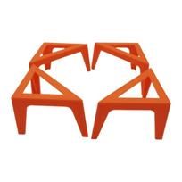 4PCS Paint Holder Stand Tripod Canvas Stand for Painting RisersPainting Supply oranžinė