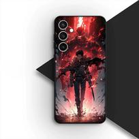 Attack on titan levi Wallpaper Cover for Samsung Galaxy S22 S21 S20 FE Ultra Plus A07 A15 A16 A17 A25 A37 A57 + Coque Phone Case Galaxy S20