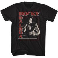 Rocky Balboa Movie T-Shirt ITALIAN STALLION Heavyweight Champion Fighter Black Unisex T-Shirt XXL