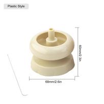 Karoliukų suktukas papuošalų gamybai, lengvai besisukantis medinis molio karoliukų suktukas, karoliukų gamybos reikmenys juosmeniui, apyrankėms, karoliukams gaminti Plastic brown