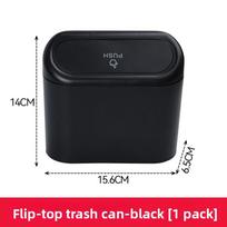 For Toyota RAV4 XA50 Avalon XX50 2018~2026 Car Trash Bin Leak-proof Hanging Black Square Pressing Trash Can Interior Accessories