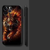 Šaunus Tigras Funda Telefono Dangtelis Dėklas Apple iPhone 17 Pro Max XR XS MAX 14 16 11 15 Pro 7 8 12 13 Air 17e iPhone 12