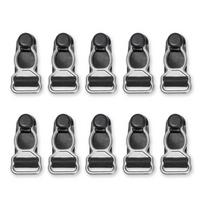 Plastic Underwear Accessories Adjusting Buckle Belt Clip Hooks Hosiery Stocking Grips Alloy Sock Clips Suspender Ends Buckles