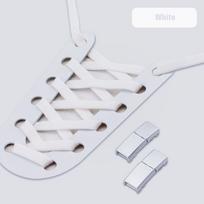 elastic laces  metal cross-lock Shoelaces without ties children adult sneakers fast on and off shoelace shoe accessories 1Pair