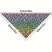 Pet Triangle Drool Bib Scarf for Dogs and Cats 63x43x43 cm