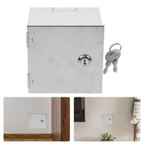 Socket Box Outdoor Rainproof Socket Box with Lock Convenient Outlet Protector Box Metal Protective Outlet Box sidabras