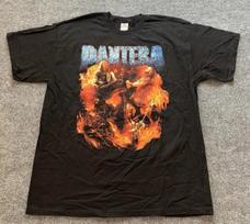 VINTAGE NAUJI BE ETIKETĖS 2001 m. Pantera Reinventing The Steel Marškinėliai Koncertinė Turas Metalinis Vyriški XXXXL brown