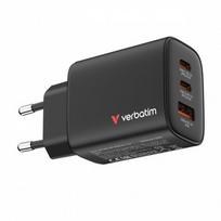 Charger GaN 65W QC 3.0, 2x USB-C, 1x USB PD 3.0 EU