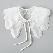 Detachable Fake Collar Lace Floral Decoration Collar Fashion False Collar  For Women Girls G