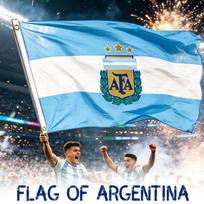 Argentinos futbolo rinktinės vėliava 35 pėdų gerbėjų palaikymui ir dienos dekoravimui One Size
