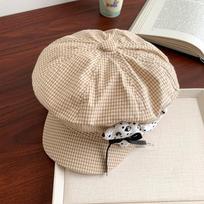 Y2k Cloud Berets Cute Puppy Painter Hat Casual Octagonal Caps  Streetwear chaki