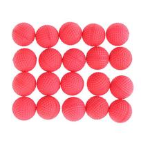 20 Rounds For Rival Refill Darts Toy Bullets For Rival Toy Ball raudona