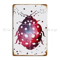 Ladybug Nebula Metal Plaque Wall Cave Club Create Designs Wall Cave Tin Sign Poster 20x30cm（7.8x11.8inch）