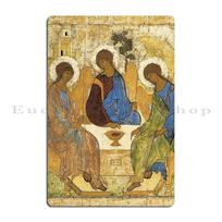 Theodora Byzantine empress mosaic Byzantine Gold Mosaic of Christ from Hagia Sophia Metal Cave Customized Funny Tin Sign Poster 20x30cm（7.8x11.8inch）