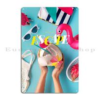 Escape The Ordinary Lets escape the ordinary SUMMER ESCAPE SURF SURFING Metal Plaque Club Wall Decor Designing Tin Sign Poster 20x30cm（7.8x11.8inch）