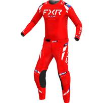 2025 Helium Mx Kits Moto Jersey Set Off Road Suit Motorcycle Combos Top Motocross Gear Set S 30 raudona